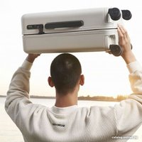 Чемодан-спиннер Ninetygo Touch Luggage 28" (белый)