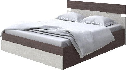 

Кровать PROxSON Milton с ПМ 160x200 (ясень шимо темный/дуб шамони светлый 124)