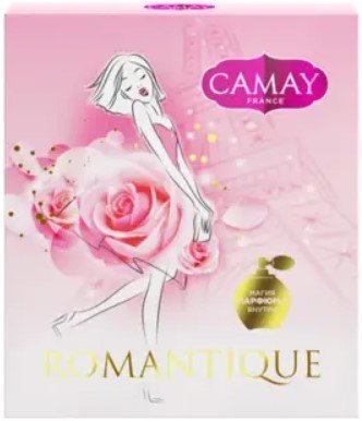 Подарочный набор Camay Романтик 2021 (гель для душа 250 мл + мыло 2x85 г)