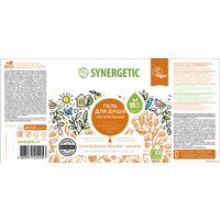  Synergetic Натуральный гель для душа Карамельное яблоко и ваниль 380 мл
