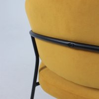 Стул Listvig Just (горчичный Brandy Light 16/черный)