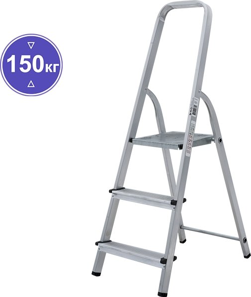 

Лестница-стремянка Новая высота NV 111 алюминиевая 3 ступени