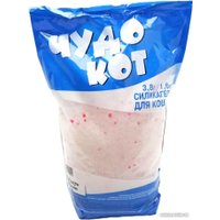 Наполнитель для туалета Чудо Кот Силикагелевый Яблоко (1.6 кг/3.8 л)