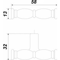 Ручка мебельная Boyard Staccato RC449BSN.4