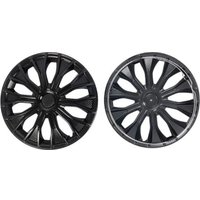 Набор колпаков на диски Lion Волтек 14" карбон пруж. LW1461 (2шт, черный глянец)