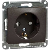 Розетка Schneider Electric Glossa GSL000845 (шоколад)