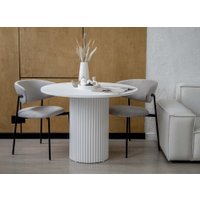 Кухонный стол Notta Барел 110 615167 (белый/белый)