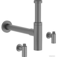 Вентиль Wellsee Drainage System 182147001, угловой (2 шт, матовый черный)