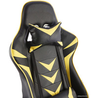 Кресло Calviano Mustang (черный/желтый)