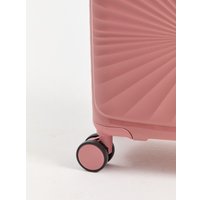 Чемодан-спиннер L'Case Cancun 21 (S, розовый)