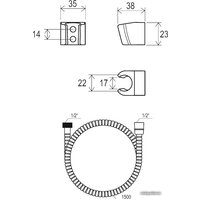 Душевой гарнитур  Ravak 901.00 [X07P005]