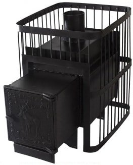 

Банная печь ComfortProm Чугунная дверь (сталь 8мм)