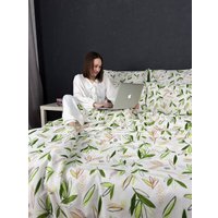 2-спальный комплект постельного белья Samsara Листья 200-27/5070