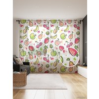 Комплект штор JoyArty Фруктовый иммунитет 1.45x2.65 м tul_47766_145x265 (2 шт)