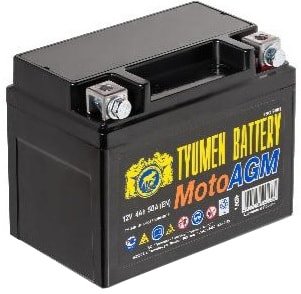 

Мотоциклетный аккумулятор Tyumen Battery 6МТС-4 AGM (4 А·ч)