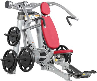 Грудь-машина Hoist Fitness RPL-5303 (серебристый/темно-вишневый)