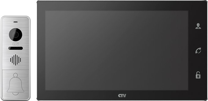 

Комплект видеодомофона CTV DP4106AHD (черный)