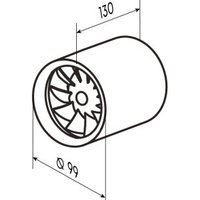 Осевой вентилятор Zernberg Almaz 100