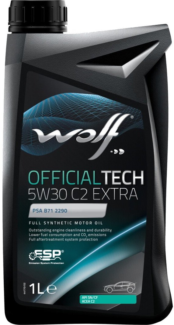 

Моторное масло Wolf OfficialTech 5W-30 C2 Extra 1л