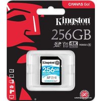 Карта памяти Kingston Canvas Go! SDG/256GB SDXC 256GB