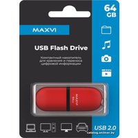 USB Flash Maxvi SF 64GB (красный)