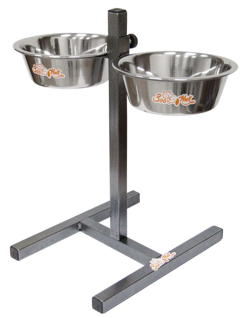 

Подставка для мисок Zoonik 08865-2 (металлик, с мисками)