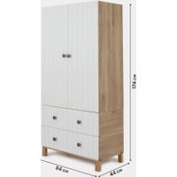 Шкаф распашной Rant Bamboo 362 (cloud white)