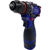 Дрель-шуруповерт ETECH TEH-16BL (с 2-мя АКБ, кейс)