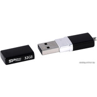 USB Flash Silicon-Power LuxMini 710 32Gb Black (SP032GBUF2710V1K)