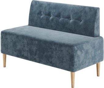 Диван MONOFIX Четт 2-хместный (микровелюр/пыльно-голубой №26)