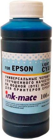 

Чернила Ink-Mate Универсальные для Epson EIMB-ULCN 100 мл (светлый циан)