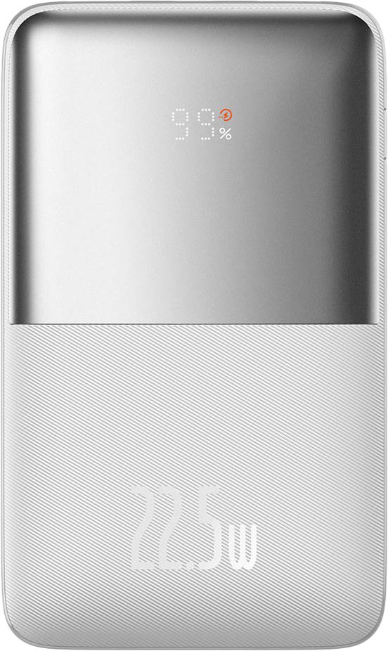 

Внешний аккумулятор Baseus Bipow Pro Digital Display Fast Charge 20000mAh (белый)