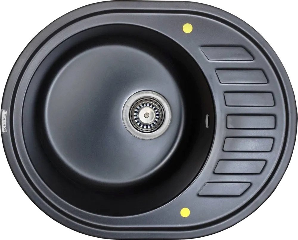 

Кухонная мойка Ecoshtein Kreis OV 620 (черный)