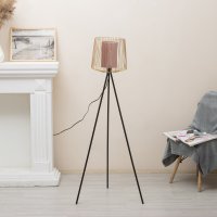 Торшер BayerLux 10613758 (черный/пыльная роза)