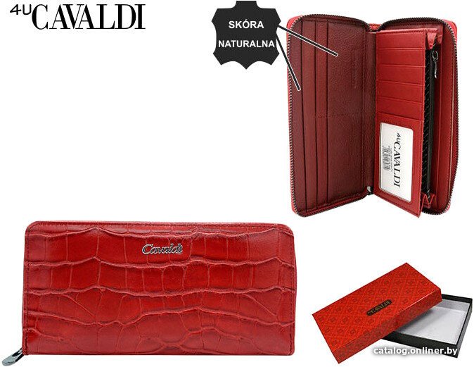 Портмоне Cedar 4U Cavaldi PX25-CR (карамель)