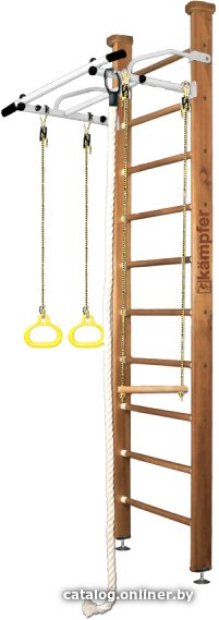 Детский спортивный комплекс Kampfer Helena Ceiling (стандарт, ореховый/белый антик)
