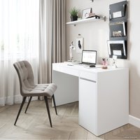 Стол Домус СП004 белый (правый)