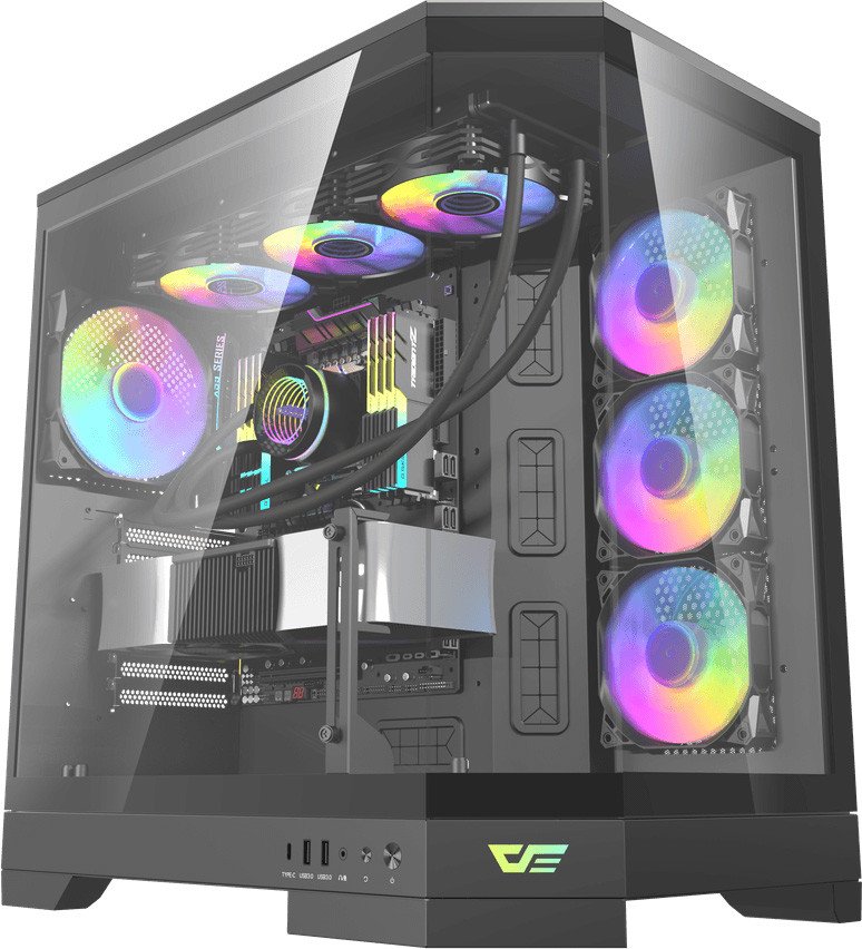 Корпус dark Flash DQX90 (черный)