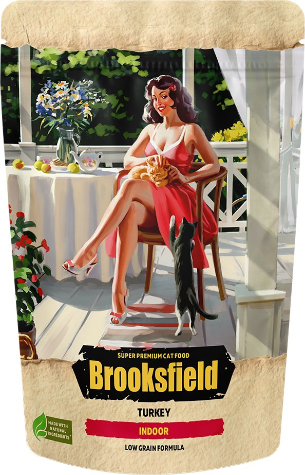 

Сухой корм для кошек Brooksfield Low Grain Adult Cat Indoor Turkey для взрослых кошек, живущих в помещении, с индейкой и рисом 400 г