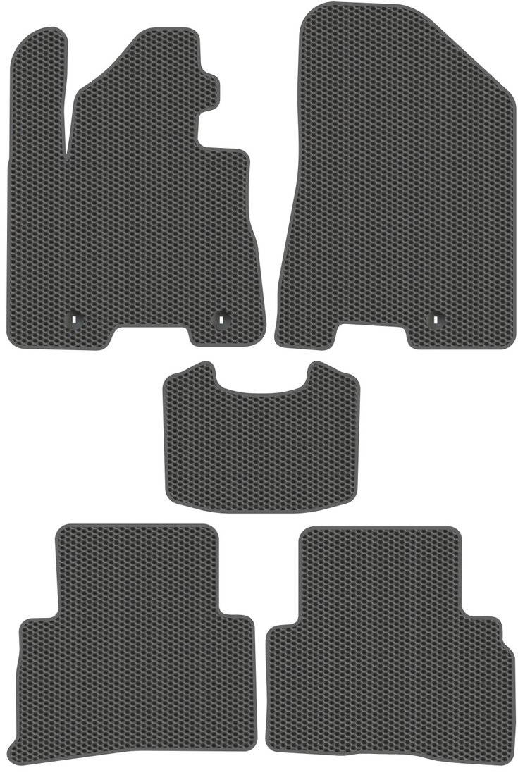 

Комплект ковриков для авто Alicosta Kia Sportage IV (suv / QL) 2018 - 2021 (серый)