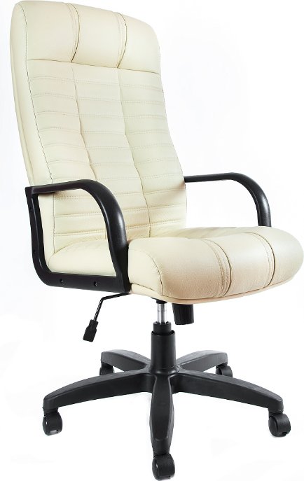 

Офисное кресло Деловая обстановка Атлант Стандарт кожа люкс (белый)