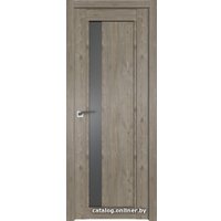 Межкомнатная дверь ProfilDoors 2.71XN R 70x200 (каштан темный/стекло графит)