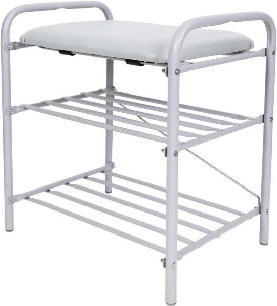 

Банкетка Nika 1 Б1-1/МС (светло-серый/матовый серый)