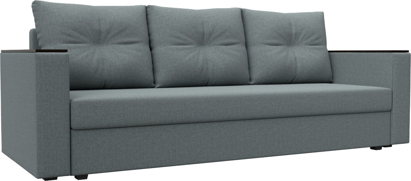 

Диван Лига диванов Атланта без стола 126172 (рогожка амур серый)