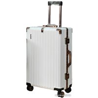 Чемодан DoubleW E087# (M, белый)