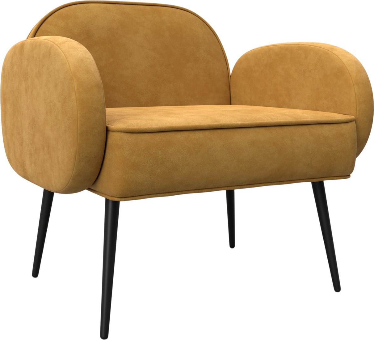 

Интерьерное кресло Лига диванов Лига-086 132441 (велюр Brut 10 желтый)