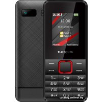 Телефон TeXet TM-207 (черный/красный)