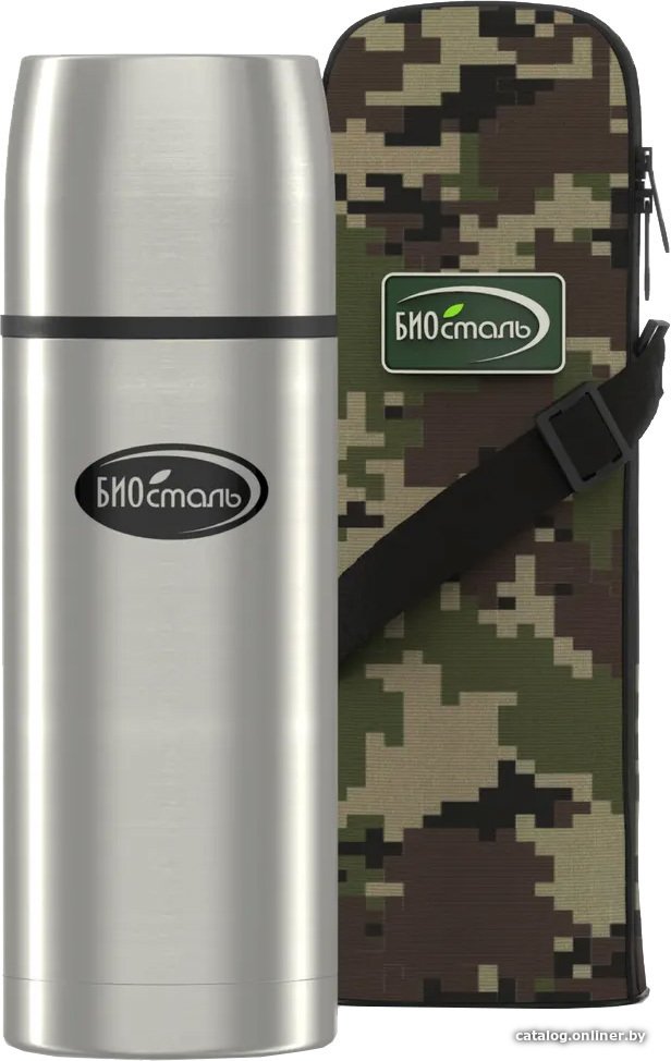 Термос БИОСТАЛЬ Охота NBP-750B Stainless Steel