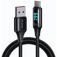 Кабель McDodo CA-1080 USB Type-A - USB Type-C (1.2 м, черный)