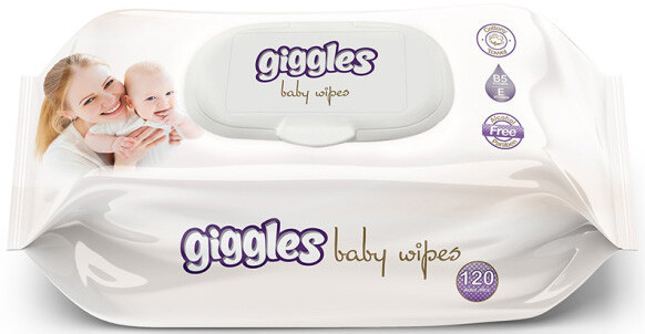 

Giggles Baby wipes (120 шт)